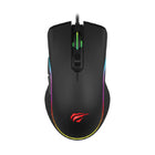 HAVIT RGB Backlit Wired 3200DPI Gaming Mouse - Black-7 boutons