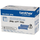 Brother - Cartouches de toner noir TN850 haut rendement, paq./2-Capacité d'environ 8000 pages par cartouche, 16 000 pages par paquet de 2