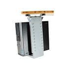 Uncaged Ergonomics Support CPU sous le bureau avec pivot et glissière-Désencombrez votre bureau : rangez les tours de PC sous votre bureau avec ce support de processeur simple pour améliorer l'organisation du bureau