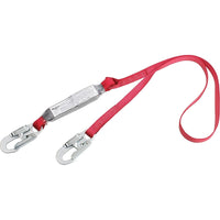 Protecta ProMC – Longe absorbe chocs, 6 pi, mousqueton-L’ensemble d’absorbeurs de chocs limite les forces d’arrêt de chute à 900 lb pour une sécurité accrue