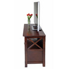 Winsome – Meuble pour téléviseur Xola-Combinaison de bois massif et de bois composite avec un fini cappuccino. Assemblage nécessaire.