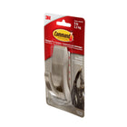Command™ – Grand crochet métallique aux reflets modernes MR03-BN-C, nickel brossé-Suspension sans dommages