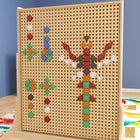 Flash Furniture - Ensemble de formes multicolores de 256 pieces Bright Beginnings qualite commerciale pour systeme mural STEAM-256 formes en plastique multicolores