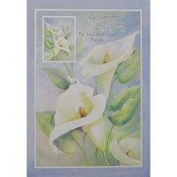 Rosedale - Cartes de vœux de sympathie To You & Family, anglais, 5 1/2 po x 8 po, paq./12 cartes et enveloppes (17571)-Imprimé sur du papier cartonné non couché de qualité supérieure