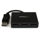 StarTech ® Concentrateur multi-canal DisplayPort vers 3 DisplayPort-Optimisez votre productivité en connectant jusqu’à trois écrans indépendants à votre ordinateur à l’aide du concentrateur MST