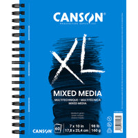 Canson XL Series Papier Pour Technique Mixtes - 7" x 10" - 60 Feuilles-Papier Pour Technique Mixtes