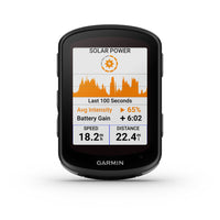 Garmin - Edge 540 Solar Performance GPS de vélo 16 Go - Noir-Roulez avec des cartes préchargées qui incluent les données de sentiers VTT du monde entier de Trailforks