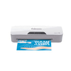 Fellowes - Offre groupée avec plastifieuse 9, 5 po et 200 pochettes 3 mil format Lettre-Temps de chauffe de 1 minute grâce à la Technologie InstaHeat