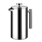 Minimal French Press - Classique - 1000 ml-Fabriqué à 100 % en acier inoxydable 18/8 de qualité alimentaire, sans BPA