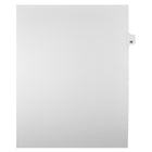 Markmaker - Intercalaires imprimes Legal, Blanc, 1/25th coupe, format lettre, sans trous, 25 tabs/PQT, 5 PQT/Boite, Numero 56-Intercalaires imprimes Legal