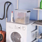 Boîte de rangement Curver Latchmate 26L-Nestable lorsqu’il est vide; empilable avec couvercle