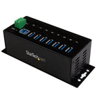 StarTechMD ® Concentrateur industriel à 7 ports USB 3.0, ESD et protection contre les surtensions-Protège vos appareils connectés avec la protection 15 kV ESD et la protection contre les surtensions 350 W