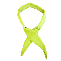 TechNiche HyperKewl Tour de cou refroidissant par évaporation Hi Vis Lime - Lot de 4-Fabriqué à l'aide d'un bouton-pression à dégagement rapide