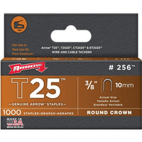 Arrow, Agrafes, Calibre 16, Couronne 3/8po, Longueur 10 Mm, paquet de 36000-Couronne 3/8po