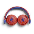 JBL - JR310BT Casque supra-auriculaires sans fil pour enfants - Rouge-La conception compacte et pliable combinée pour rendre la musique hautement portable