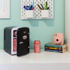 Koolatron - Retro Portable 6 Canettes Thermoélectrique Mini Réfrigérateur Refroidisseur - 4 L / 4,2 qts - Noir-9
