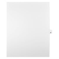 Mark Maker – Onglets séparateurs juridiques blancs, 1/25 onglets, format lettre, sans trous, numéro 89, 25/paquet-Onglets séparateurs blancs, 1/25 onglets