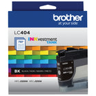 Brother LC404BKS Cartouche d’encre authentique noire à rendement standard INKvestment Tank-Jusqu'à 750 pages