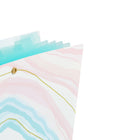 U Brands Fashion Classeur expansible à 5 pochettes sans rabat, tons pastel (3305F04-24)-13 L x 9.3 H x 1 W (po)