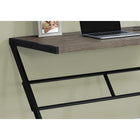 Monarch Specialties - 7373 Bureau 48 po L - Taupe Fonce/Metal Noir-Fini en stratifié de couleur taupe foncé