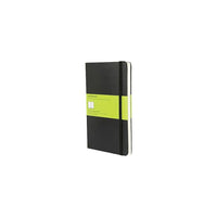 Moleskine - Cahier de notes à couverture rigide classique, format grand, ordinaire, noir, 5 po x 8 1/4 po-Format large : 5 po x 8 1/4 po