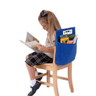 Seat Sack Sac de siège carré moyen de 15 po avec nouvelle carte de visite, paquet de 2-L'organisateur de bureau est fabriqué à partir de tissu laminé poly/coton durable qui est lavable en machine
