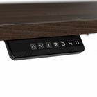 Bureau assis-debout à hauteur réglable 48 po x 24 po Move 40 Series de Bush Business Furniture - noyer noir/gris métallique-Le piètement d’acier soudé de calibre 16 offre une excellente solidité structurelle avec un poids supporté pouvant atteindre 176 lb