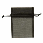JAM Paper - Sacs transparents - Petit - 3 x 4 - Noir - Vrac 96 sacs/boîte-Couleur : noir, petit sac transparent.