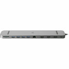 IOGEAR - Station d'accueil Dock Pro USB-C Triple HD avec PD 3.0-Développez rapidement le port USB-C de votre ordinateur portable jusqu'à 13 ports