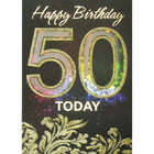 Rosedale - Carte de voeux, anniversaire 50 ans, général-Imprimé sur papier de qualité couché