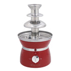 Frigidaire - Fontaine à chocolat retro - Rouge-Se demonte pour un nettoyage facile