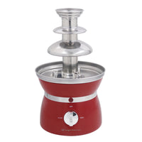 Frigidaire - Fontaine à chocolat retro - Rouge-Se demonte pour un nettoyage facile