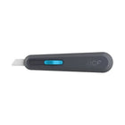 Slice – Couteau utilitaire à rétraction intelligente, bleu (10558)-Le bouton coulissant Ergo Pull™ réduit la tension