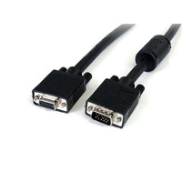 StarTech  Câble VGA coaxial de prolongement pour écran, HD15 M/F, 15 pi-Idéal pour les moniteurs à haute résolution (1024 x 768 et plus)