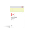 TRU RED - Bloc-notes à réglage étroit de 5 x 8 po, canari, 50 feuilles/bloc, paquet de 12-Taille des feuilles : 5 x 8 po