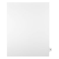 Mark Maker – Onglets séparateurs juridiques blancs, 1/15 onglets, format lettre, sans trous, numéro 44, 25/paquet-Onglets séparateurs blancs, 1/15 onglets