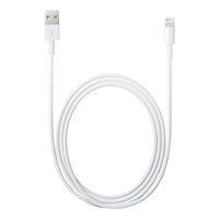 Apple - Connecteur Lightning à câble USB, 2 m-Connecte les iPhones, iPads et iPods munis d'un connecteur Lightning à un port USB pour la synchronisation et la recharge