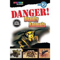 Livre numérique : Spectrum - Danger! Deadly Animals, 704334-EB, maternelle - 1re année-Vous recevrez deux courriels : le premier confirmant la totalité de votre commande et le second comportant un lien de téléchargement. Vous pourrez utiliser le lien de téléchargement immédiatement ou plus tard, comme vous le voulez.