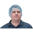 Zenith Safety - Bonnets Bouffants, Polypropylène, 24po, Bleu, paquet de 3600-Couleur Bleu