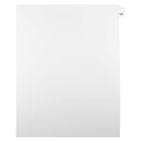 Mark Maker – Onglets séparateurs juridiques blancs, 1/25 onglets, format lettre, sans trous, numéro 101, 25/paquet-Onglets séparateurs blancs, 1/25 onglets
