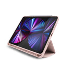 Étui JCPal DuraPro avec porte-crayon pour iPad Pro 11" (Modèle 2021) - Rose-Rose, Résistant aux chocs