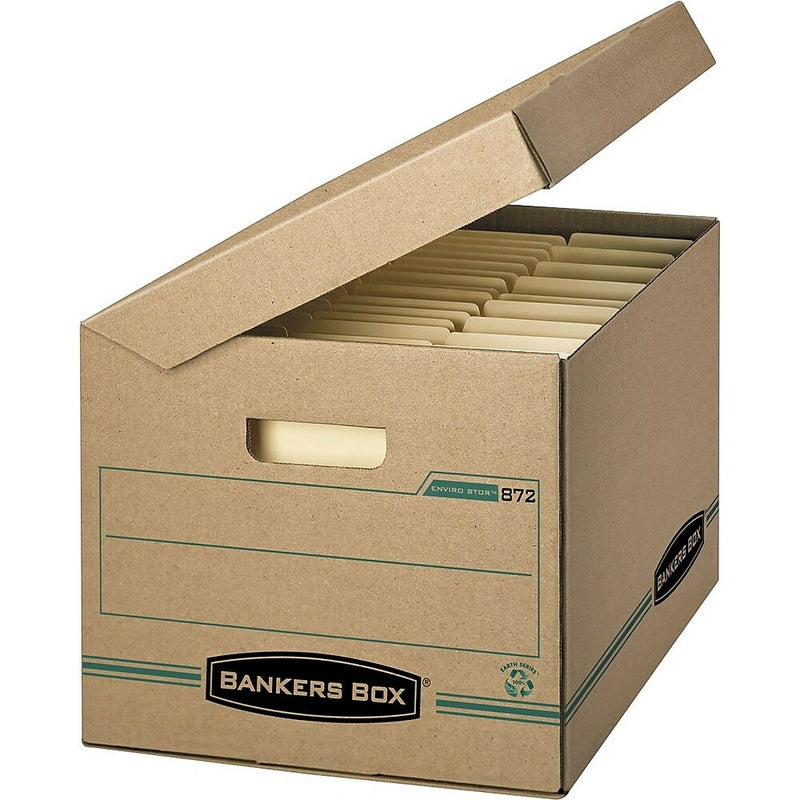 Bankers Box Boîte de rangement Couvercle double accès 65L transparent