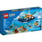 LEGO - City Le Bateau d'Exploration sous-Marine - 182 pièces-Ensemble de jeu d'exploration océanique pour les enfants de 5 ans et plus