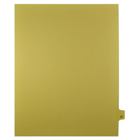 Mark Maker – Onglets séparateurs juridiques beiges, 1/25 onglets, format lettre, sans trous, numéro 47, 25/paquet-Onglets séparateurs beiges, 1/25 onglets