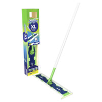 Swiffer - Trousse de départ Sweeper XL-Swiffer Sweeper XL est 1,5X plus large que notre Swiffer Sweeper ordinaire, ce qui facilite et rend plus rapide le nettoyage des grandes surfaces. Il attire et emprisonne encore plus de saleté, de poussière et de poils à chaque passage!