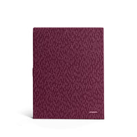 Poppin - Éléments de format lettre Padfolio - Vin-Comprend 1 bloc-notes format lettre avec en-tête rouge vin