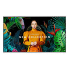 Samsung - Écran de signalisation intelligent QBC Series 75" 4K UHD-Les cadres sont cohérents et uniformes sur les quatre côtés de l'écran, avec la même épaisseur et les mêmes dimensions. Le nouveau design du cadre uniforme évite tout problème visuel lorsque l'écran est réglé en mode portrait.