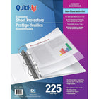 QuickFit Économie, chargement par le haut, format lettre, non élouissant-3 trou percé à l'intérieur d'un ajustement standard classeur