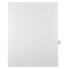 Markmaker - Intercalaires imprimes Legal, Blanc, 1/15th coupe, format lettre, sans trous, 25 tabs/PQT, 5 PQT/Boite, Numero 145-Intercalaires imprimes Legal