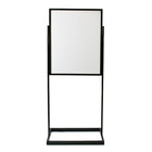 JJ – Présentoir de plancher, 22 x 28 po, noir (FSSHM2228-BK)-Porte-affiche de plancher